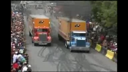 състезание на камиони