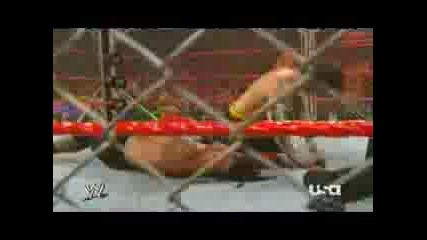 Jeff Hardy побеждава Umaga в стоманена клeтка 