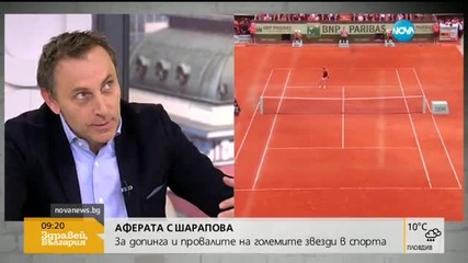 Българският коментар по допинг аферата Шарапова