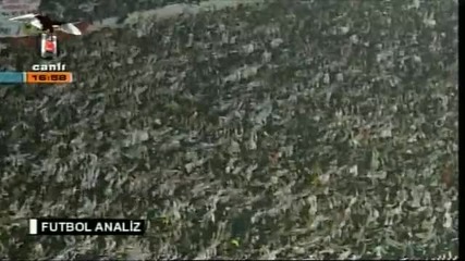 Фанатичните фенове на Бешикташ - 35 хиляди скачат и пея - атмосфера 