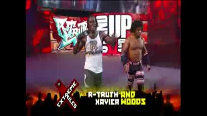 Alexander Rusev vs R - Truth & Xavier Woods - Wwe Extreme Rules 2014