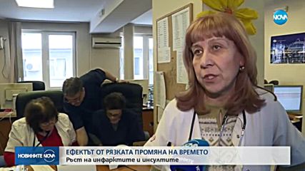 ЕФЕКТЪТ ОТ РЯЗКАТА ПРОМЯНА НА ВРЕМЕТО: Ръст на инфарктите и инсултите