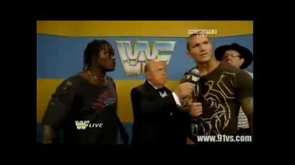 Mean Gene Okerlund interviews Randy Orton backstage about Survivor Series 11-15-10