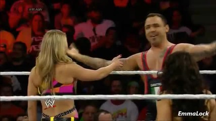 Wwe Raw: Emma vs Layla 4/21/2014