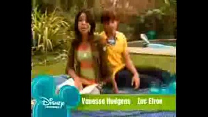 Zac Efron And Vanessa Hudgens - Book Commerical - 4 Aug 07.a