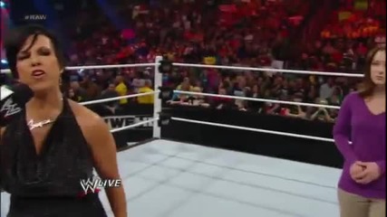 Wwe Raw 11/19/12- John Cena and Aj Lee kiss