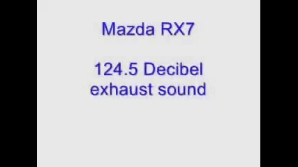 Mazda Rx - 7 exhaust with flames 