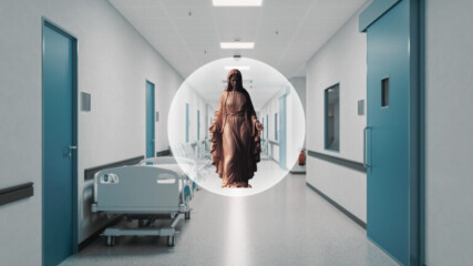 Образът на Дева Мария се появи в болница? 😳😲