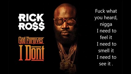 Rick Ross - Pirates * Lyrics video *