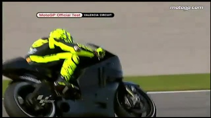 Valentino Rossi makes his first outing with Ducati 