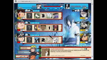 Naruto Arena Aoba Team