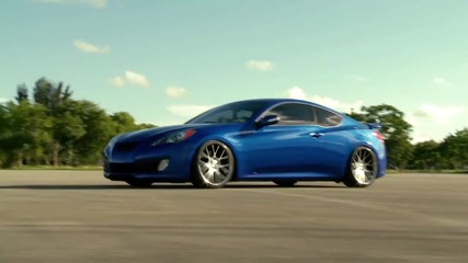 Vip style Hyundai Genesis on 20 Vossen Vvs Wheels/rims (720p) 