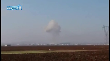 Терористите в паника, след удар от руска крилата ракета изниква огнена гъба!