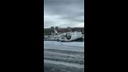 Градушка падна край Поморие и причини пет катастрофи