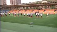 Тренировките на Португалия и Армения преди квалификацията помежду им