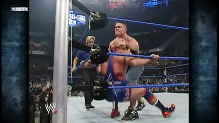 Kurt Angle vs John Cena 1/2 - [1 contender for Wwe championship ] No Way Out 2005 *hq*
