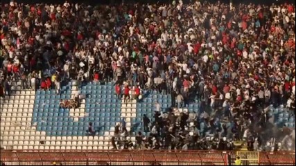 Жестоките сблъсъци на Цървена Звезда - Партизан