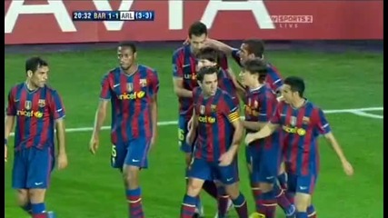 06.04.10 Барселона - Арсенал 1:1 Лионел Меси гол 
