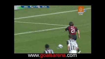 Siena - Milan 0 - 1 (1 - 5,  15 3 2009).flv