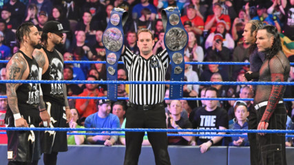 The Usos vs. The Hardy Boyz - SmackDown Tag Team Championship Match: Wal3ooha, 11 April, 2019