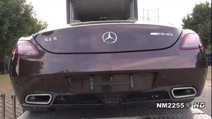 Трябва да се види • 2012 Mercedes Sls Amg Roadster - В действие