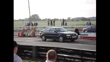 rs6 v audi s2 drag race