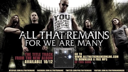 All That Remains - For We Are Many (hd) 