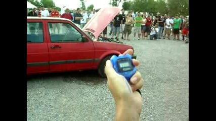 Border Bash 2008 Engine Blow out with Mk2 Golf