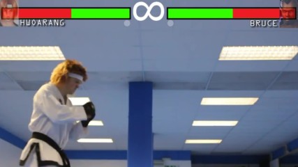 Real Life Tekken Fight Hwoarang Vs Bruce Taekwondo Kungfu Karate Film Menejer 2016 Hd