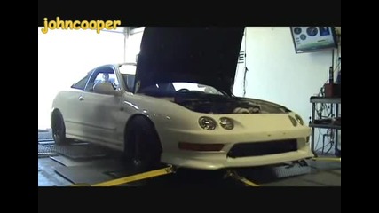 Honda Integra Turbo On Dyno 