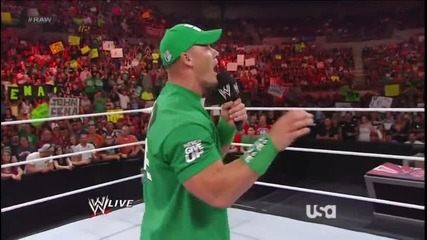 Wwe Raw 25.06.2012 John Cena And Chris Jericho Segment Part 1