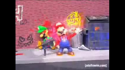 Super Mario в света на Gta 