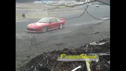 Crazy team drifting with bad ending