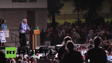 USA: Sanders tells billionaires "you can't have it all!" in Tucson