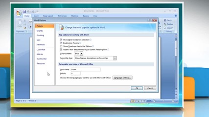 Microsoft® Word 2007: How to view the installed add-ins on Windows® Vista?