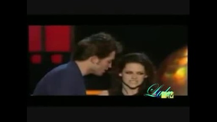 Robert Pattinson and Kristen Stewart Mtv Movie Awards Best Kiss
