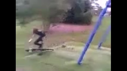 ето така се качва на колело 