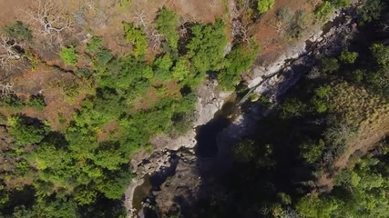 A Drone View of Golakund Water Fall - Indore