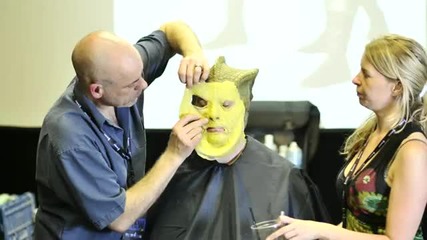 Silurian Prosthetics Demonstration - Doctor Who Experience - Wed 24th August 2011
