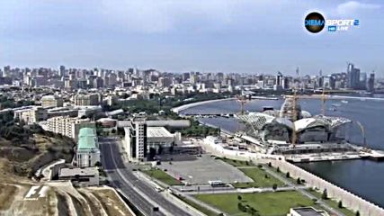 Страхотна гледка от Баку подгрява за квалификацията