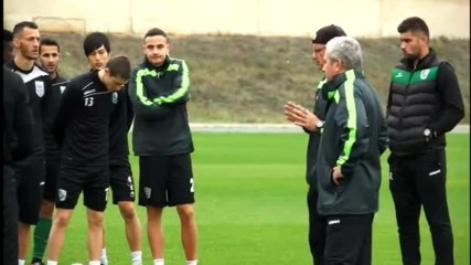 Ферарио Спасов проведе първа тренировка начело на Берое