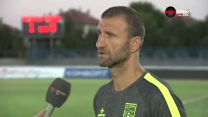 Костадин Ангелов: Няма от какво да ни е срам в този мач