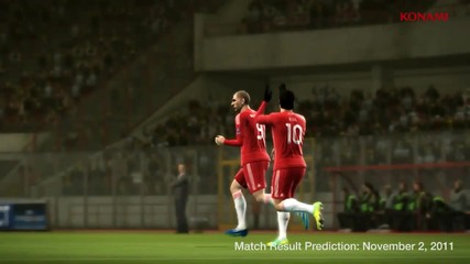 Uefa Champions League_ Pes 2012 Predicts Result -- Olympique Lyon vs. Real Madrid