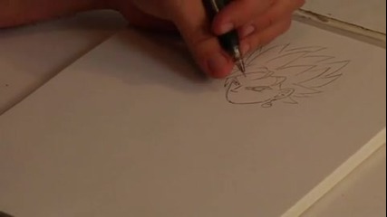 Уроци по рисуване:anime & Cartoon - Как да рисуваме герои от Dragon Ball Z 