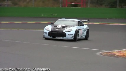 Aston Martin V12 Zagato Start and Accelerations!