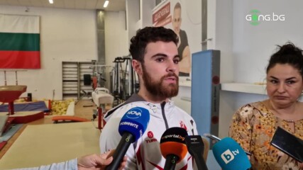 Дейвид Хъдълстоун подкрепя националите ни по спортна гимнастика