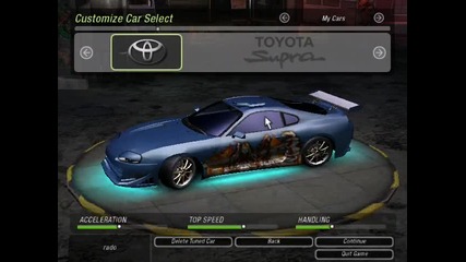 Nfs Underground 2 - My cars - Toyota Supra 