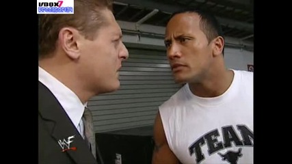 Wwe The Rock Пребива Shawn Stasiak Без Ръце Смях