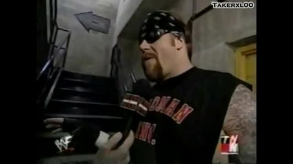 The Undertaker Backstage Interview 12/25/00