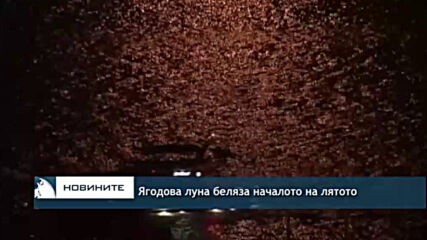 Ягодова луна беляза началото на лятото